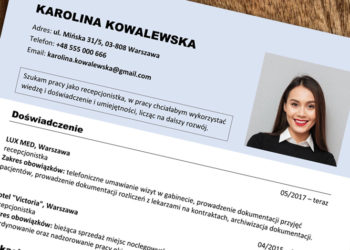 rubriques dans le CV