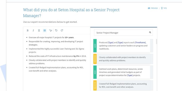 Créez le CV parfait