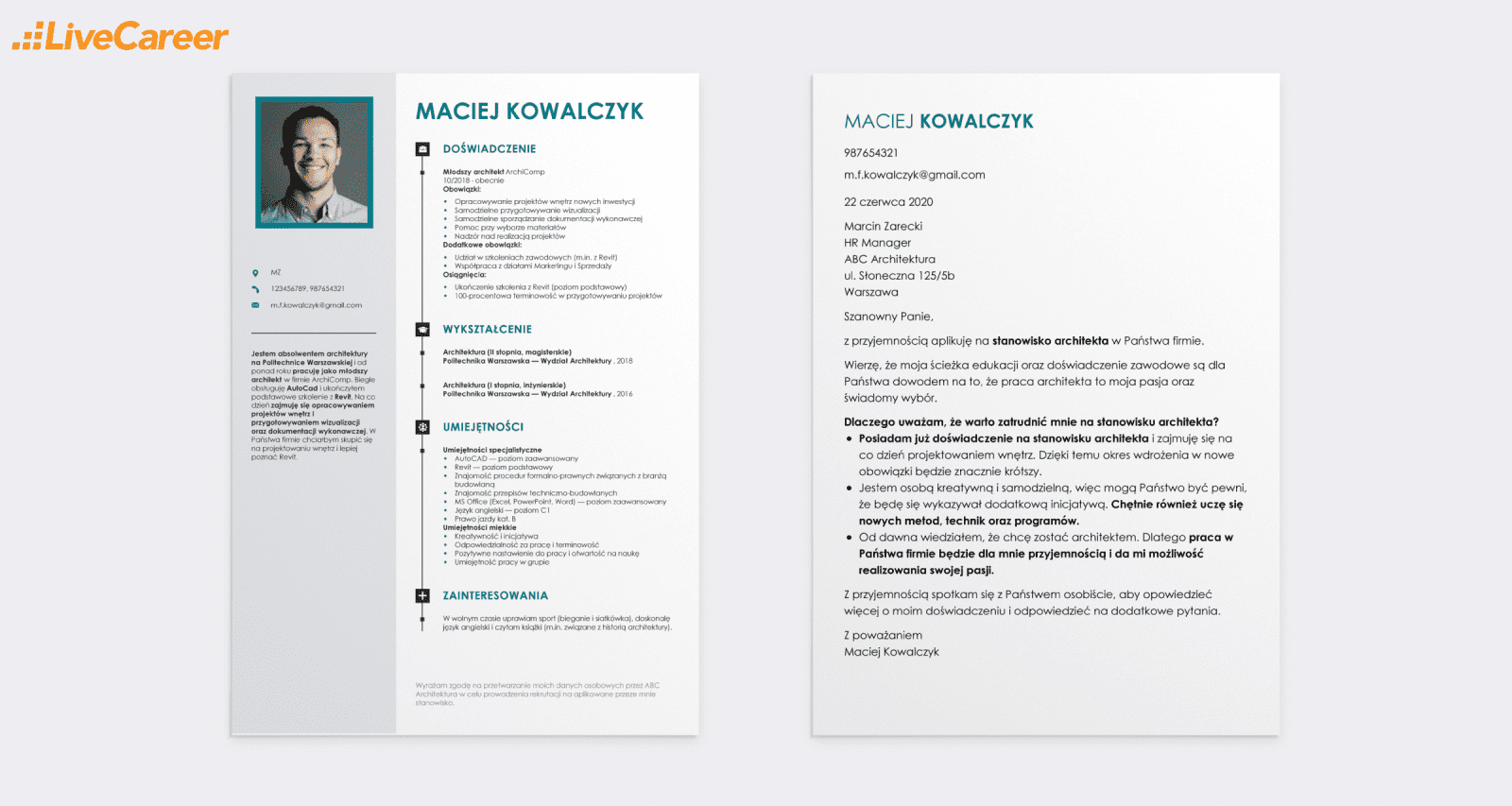 lettre de motivation CV