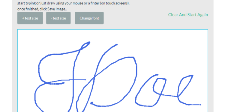 Dessinez une signature à l'aide de l'outil de création de signature PDF.co