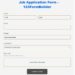 exemple de formulaire de demande d'emploi