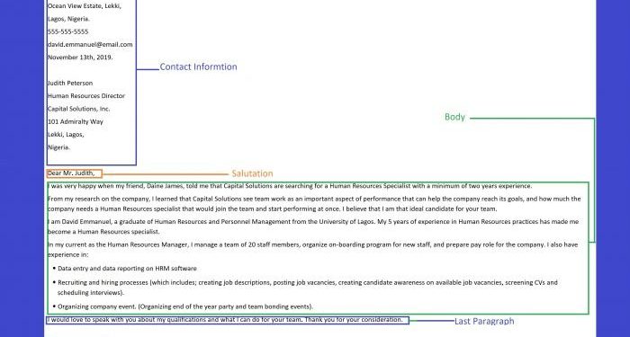 Comment rédiger une lettre de candidature