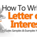 Comment rédiger une lettre d'intérêt (3 excellents modèles d'échantillons inclus)