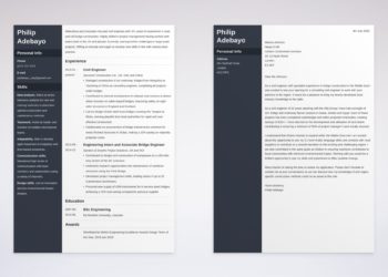 ensemble de cv et lettre de motivation d'ingénierie