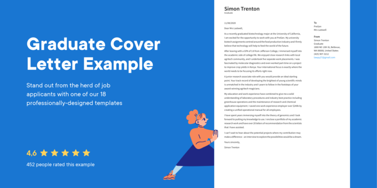 Exemples de lettres de motivation pour diplômés et conseils d'experts [Free] · CV.io