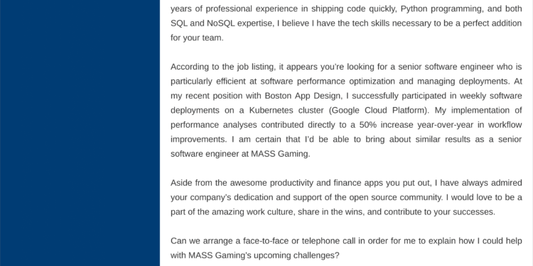 exemples de modèles de CV